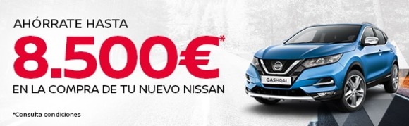 Ahórrate hasta 8.500€ DTO. en Nissan