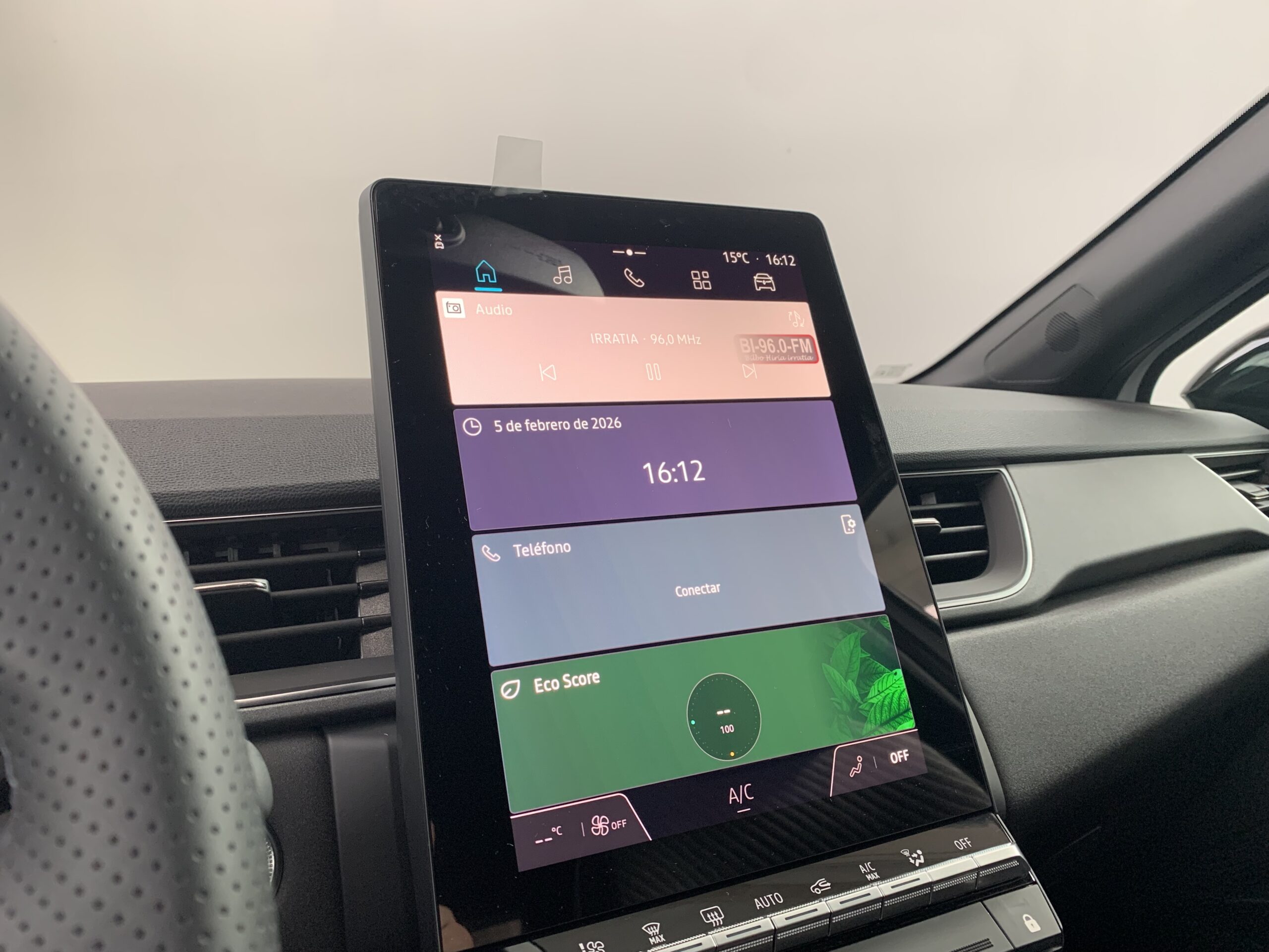 RENAULT CAPTUR TECHNO FULL HYBRID 160CV + RUEDA DE EMERGENCIA + TECHO DE COLOR NEGRO